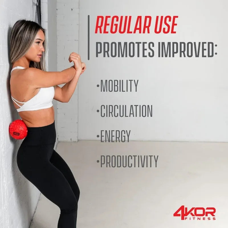 Massage Balls for Physical Therapy Muscle Relief for Back Neck Shoulder Foot Pain Trigger Point Balls