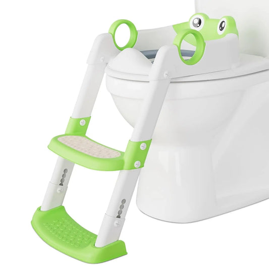 HiMISSG Potty Training Seat With Adjustable Height Foldable Ergonomic AntislipPad