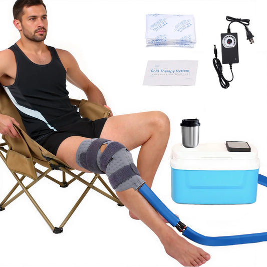 Ice Therapy Machine System for Knee Surgery Recovery Cold Therapy Unit for Pain Relief