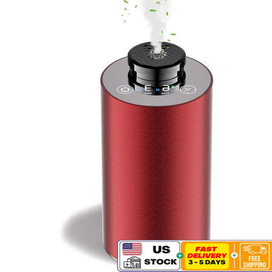 Cordless Waterless Essential Oil Diffuser Portable Aromatherapy Diffuser for Car Home Travel Rechargeable Mist Mode Automatic