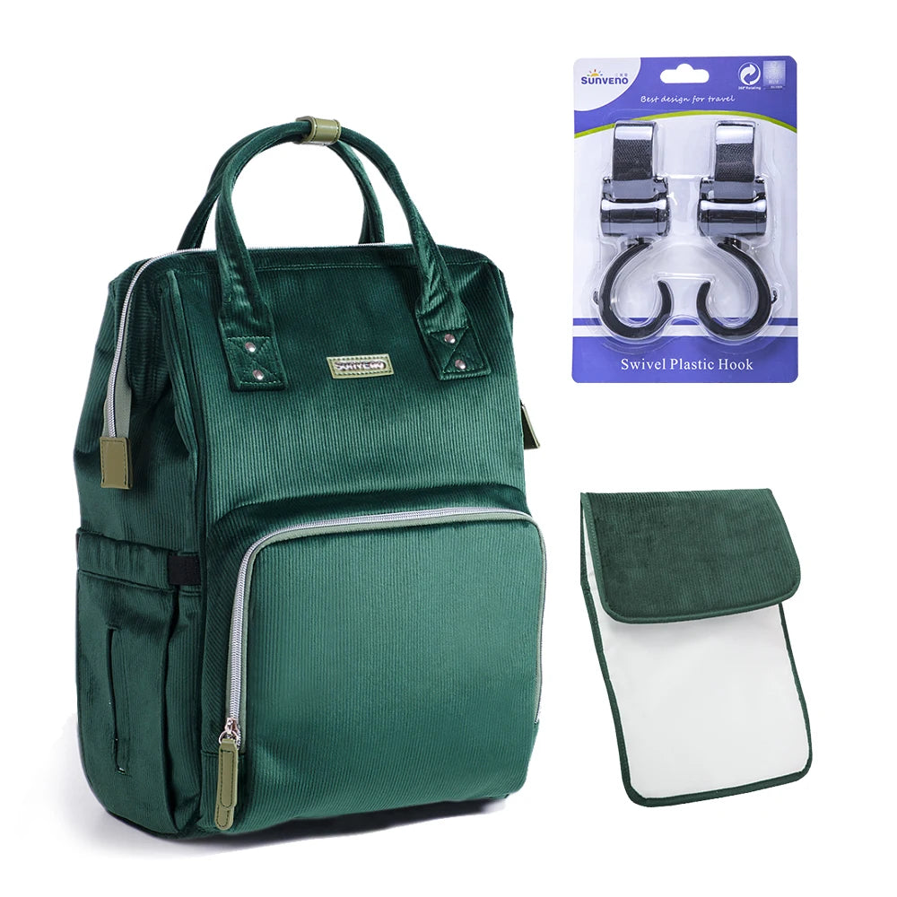 Sunveno Original Diaper Bag Travel Baby Backpack Organizer