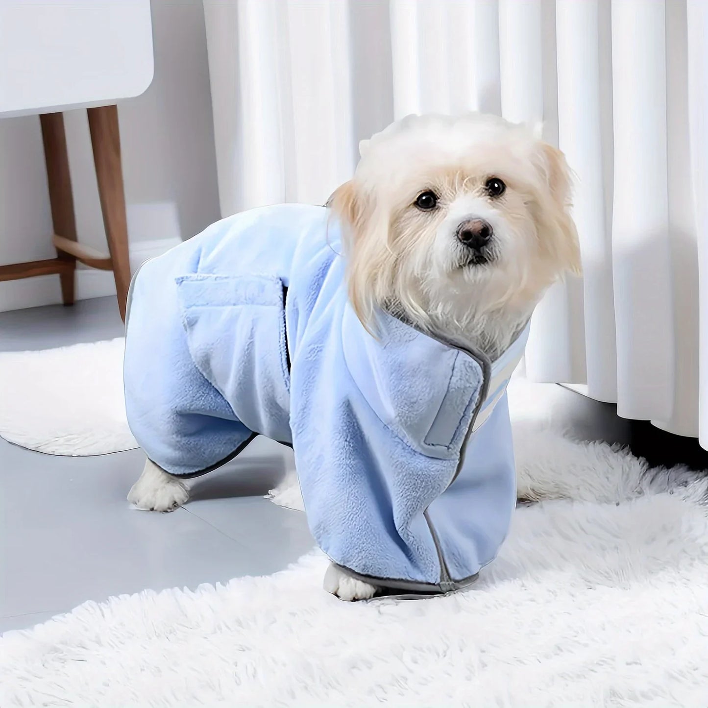 1pc Dog Absorbent Bath Towel Pet Cooling Absorbent Bathrobe Bath Towel for Pet Cleaning Dog Pet Wash Towel