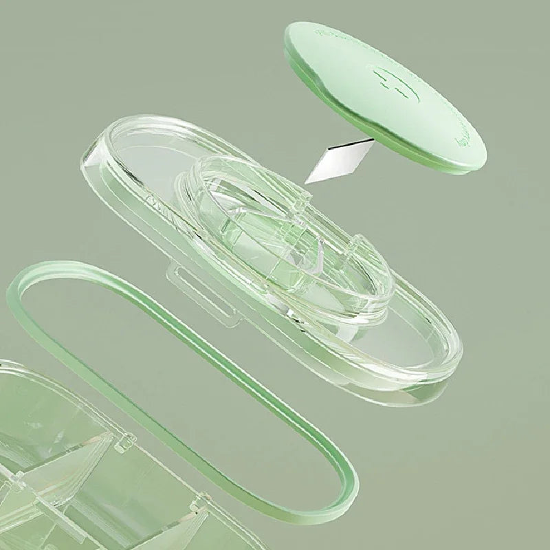 Hign-concerned Seven-Day Pill Organizer with Large Capacity Portable Case