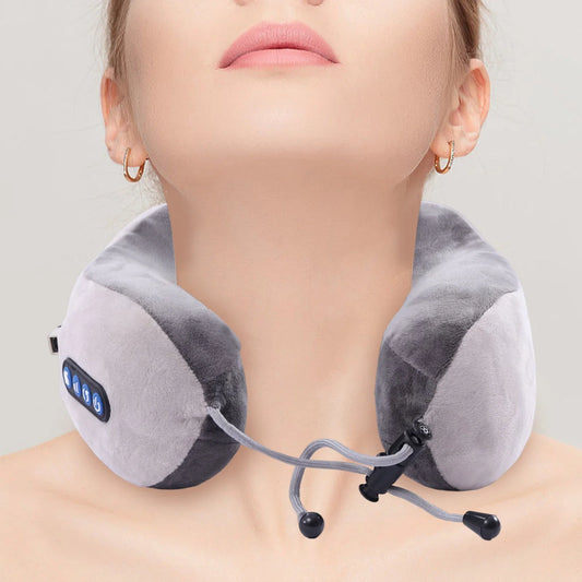Infrared Heating Neck Massager Pillow With 3 Gears U Shape