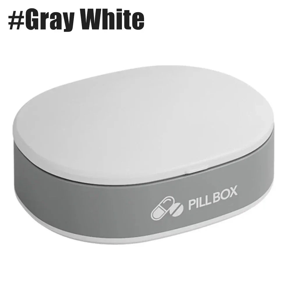 Hign-concerned 6 Compartment Travel Pill Organizer Portable Pill Case