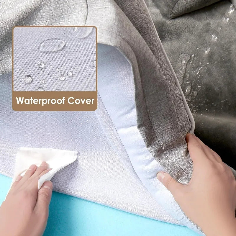Orthopedic XXL Dog Bed With Waterproof Memory Foam And Sides
