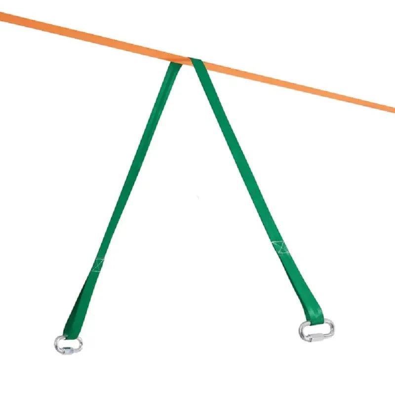 VEVOR Slackline Kit with Training Line 60 Foot Backyard Slackline Equipment Easy Setup Tight Rope for Kids and Adults