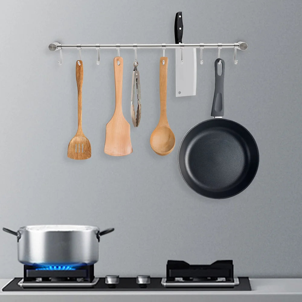 Bymaocar 20 Inch Utensil Rack Wall Mount Kitchen Hanger