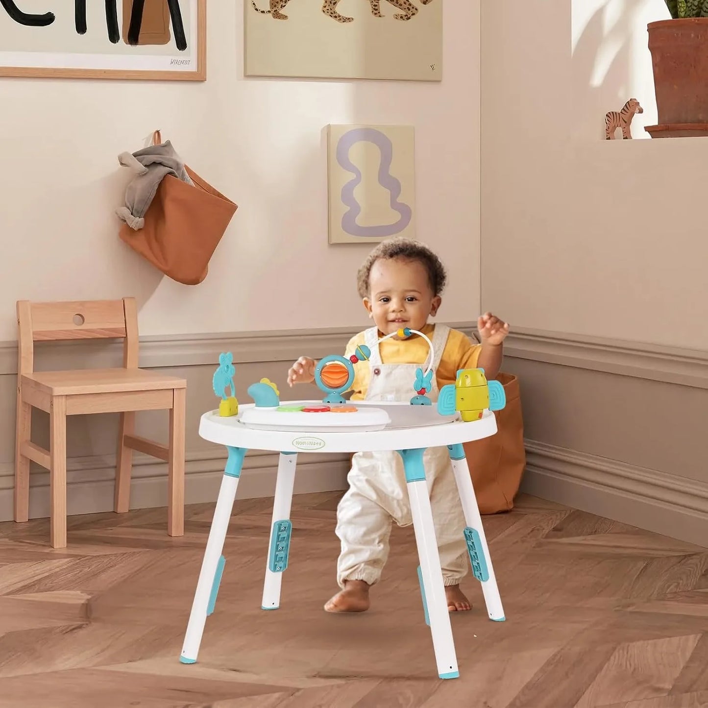 YEALEOCN Baby 3 In 1 Activity Center Jumper Table Toy