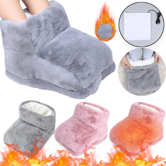 APWIKOGERCN USB Foot Warmer Fleece Heating Pad Washable Soft Cozy for Home Bedroom Winter