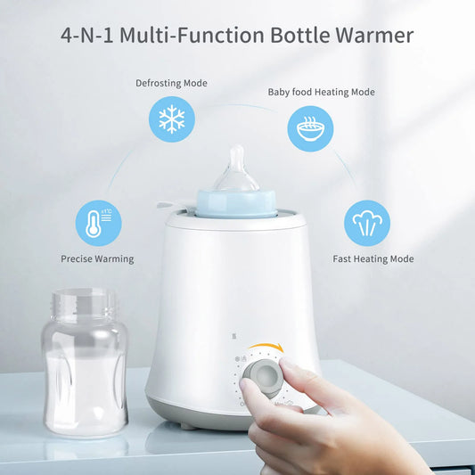 Kisdream Milk Warmer Multifunctional Baby Bottle Warmer With Fast Heat Auto Shut Off Food Grade PP Stainless Steel