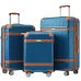 Hardshell Luggage Set 3 Piece Double Spinner Suitcase with TSA Lock Lightweight 20 Inch 24 Inch 28 Inch