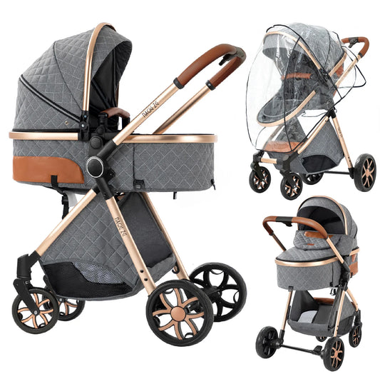Baby Travel System Stroller Newborn Lightweight Pushchair