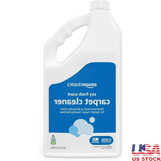 Carpet Cleaner Liquid Stain Remover Fresh Scent Deep Clean Solution Odor Eliminator Safe for Pets and Families 500ml