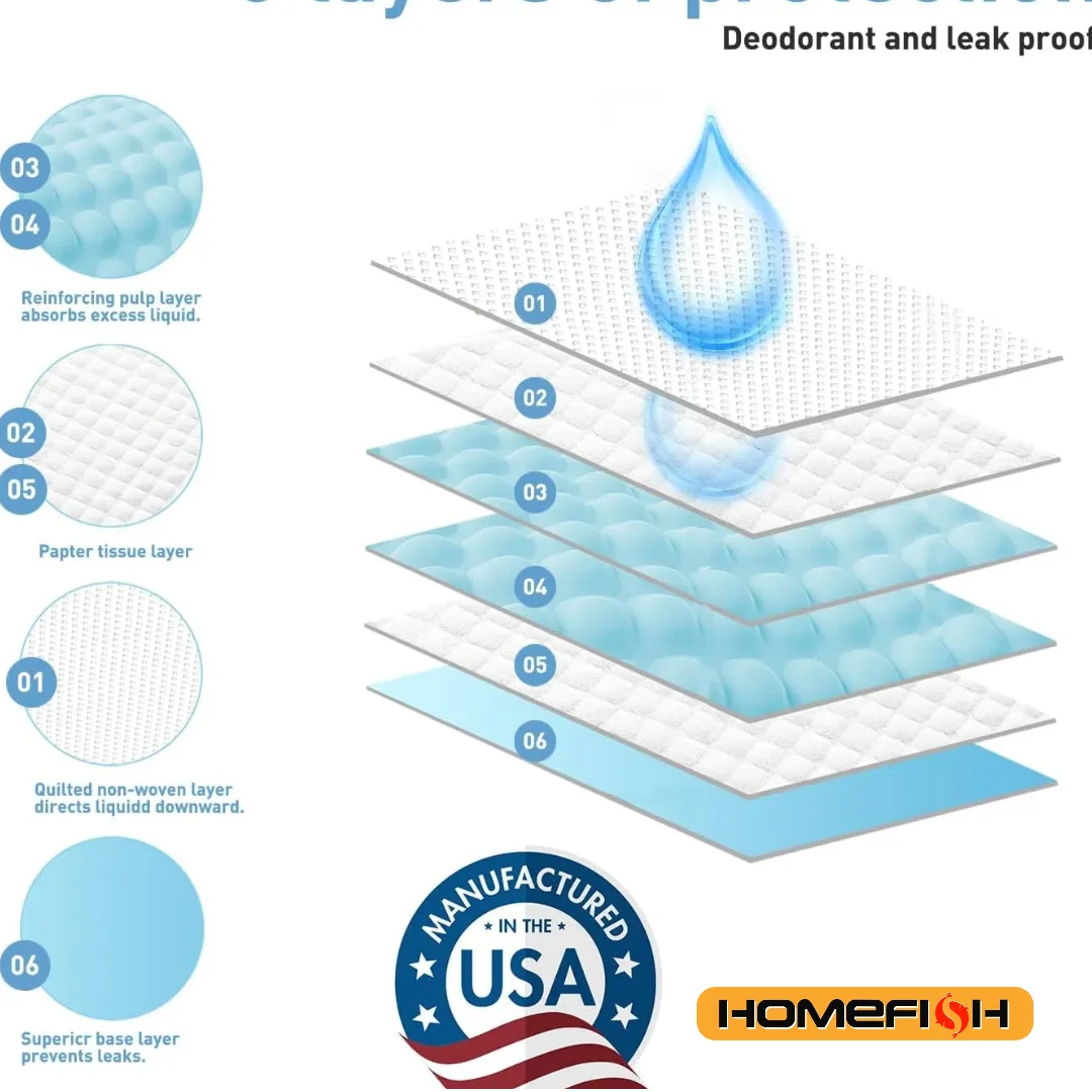 Hign-concerned Pet Diaper Pads 100pc For Dogs Cats