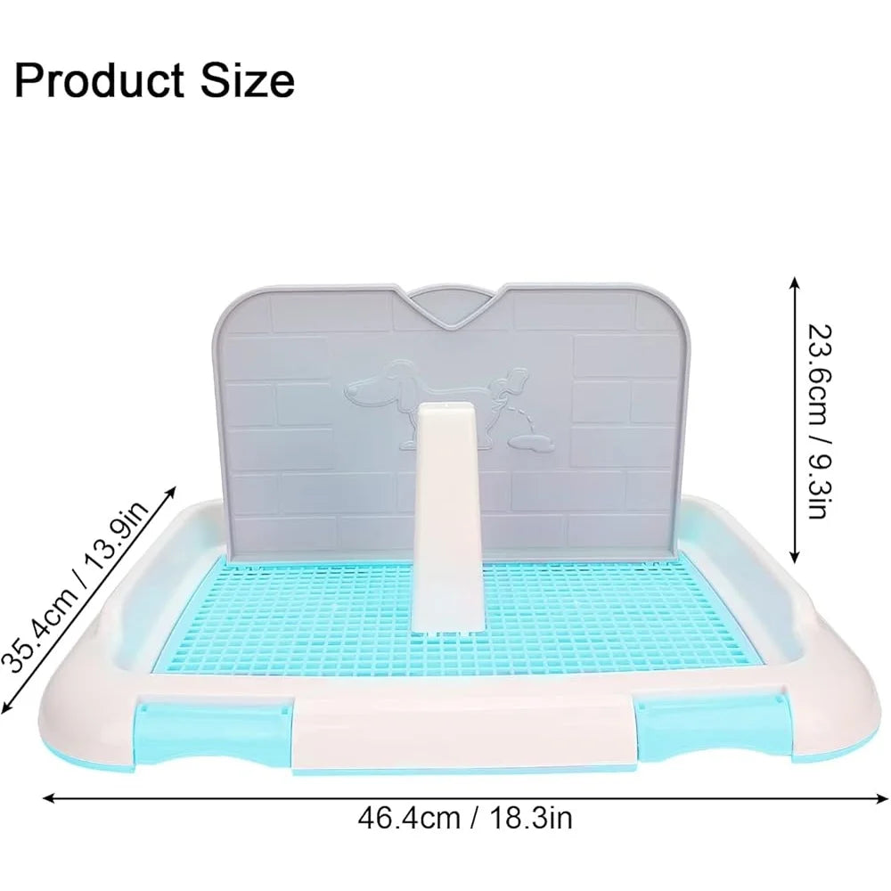 Indoor Dog Toilet Puppy Training Potty Tray Urination Pad Easy Clean Disposable Dog Potty System Keeps Paws Dry