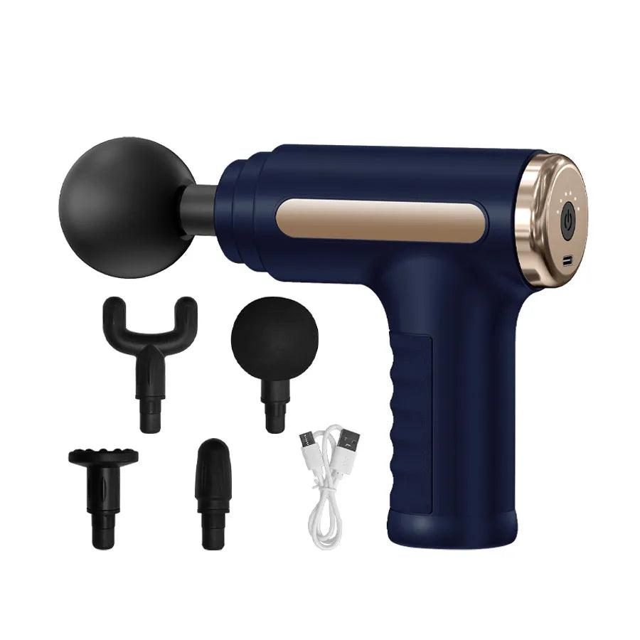 Electric Massage Gun Deep Tissue 8 Heads Massager For Body