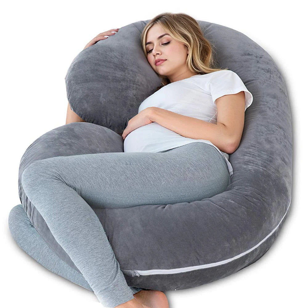 Pregnancy Pillows for Sleeping G Shaped Full Body Maternity Pillow with Removable Cover Support for Belly for Pregnant Women