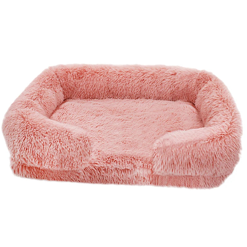 Jiangsu Thickened Orthopedic Dog Bed With Egg Sponge And Easy To Remove Washable Plush Cover