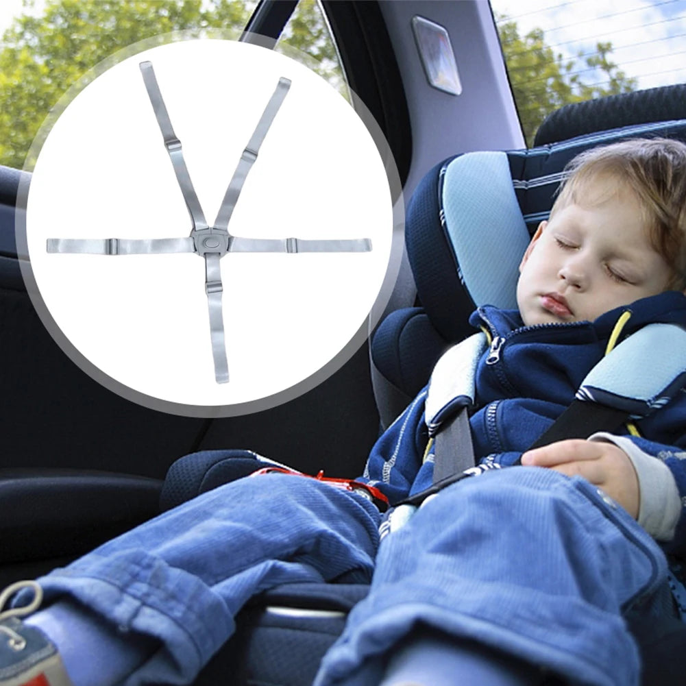 Shunmaii Baby High Chair Harness 5 Point Safety Belt