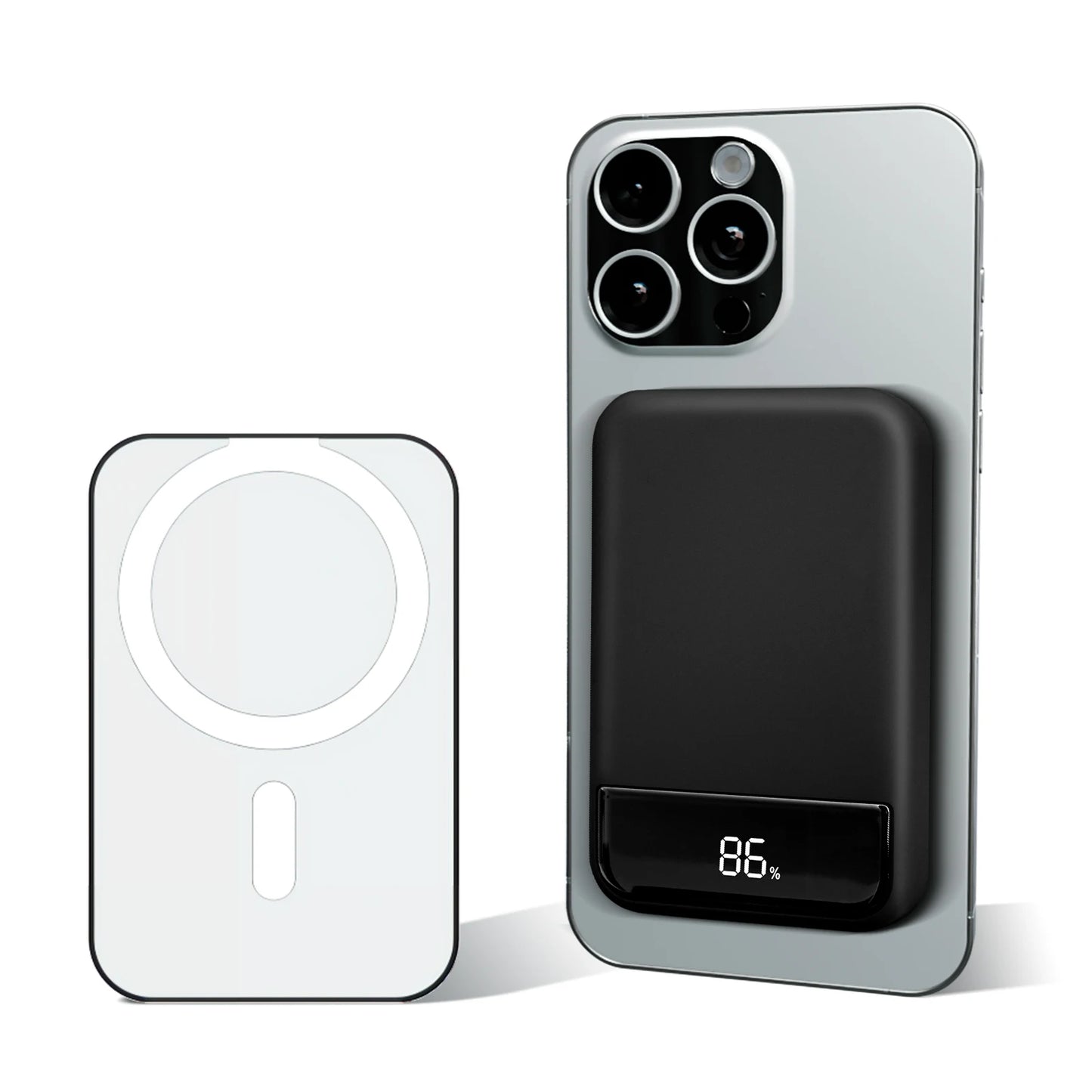 Magnetic Wireless Portable Charger Power Bank 10000mAh PD20W Built In LED Display for iPhone 16 15 14 13 12 Pro Mini Pro Max