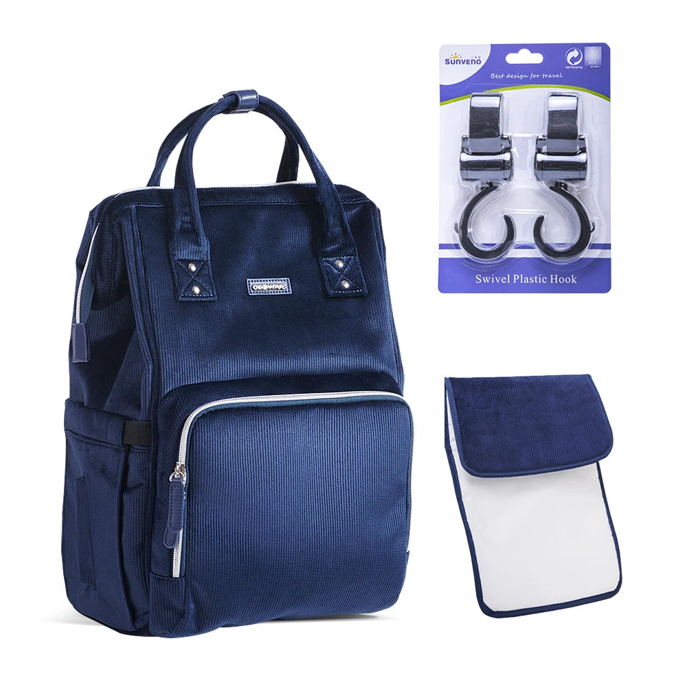 Sunveno Original Diaper Bag Travel Baby Backpack Organizer