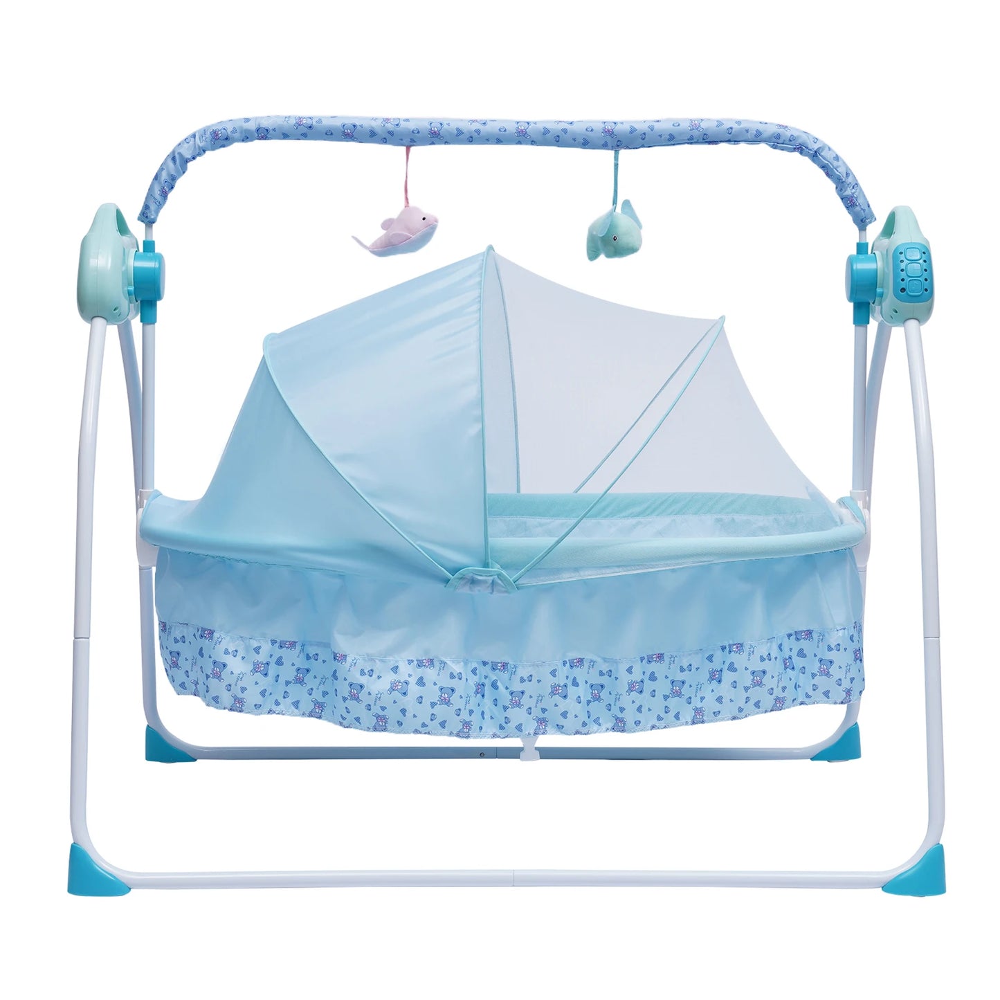 5 Gear Auto Swing Baby Crib Net With Music And Bluetooth