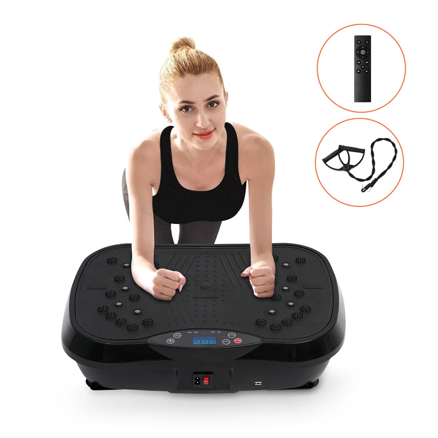 H Vibration Plate Exercise Machine for Whole Body Fat Burn