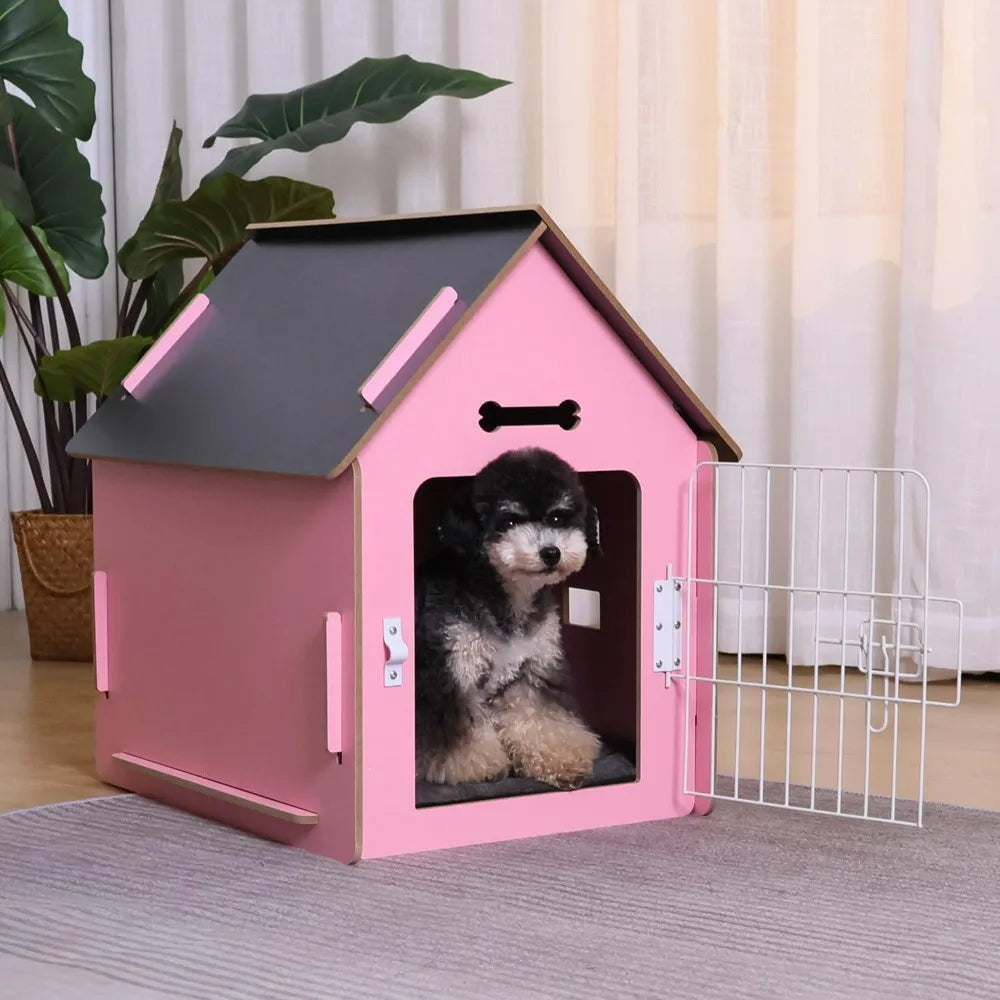 High Concerned Indoor Dog House For Small Pets Cozy Wood