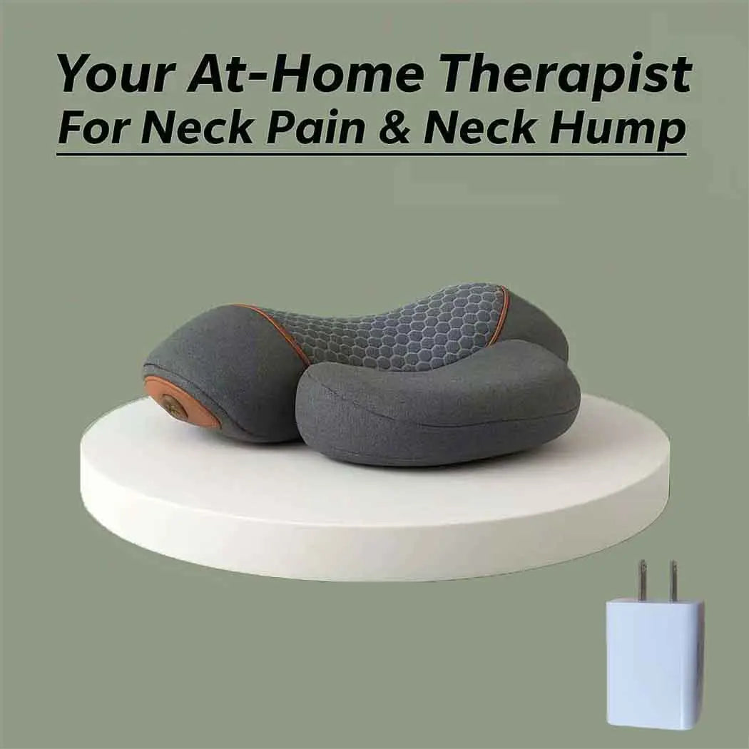 Okayso Electric Neck Massager Cervical Pillow Traction Heat