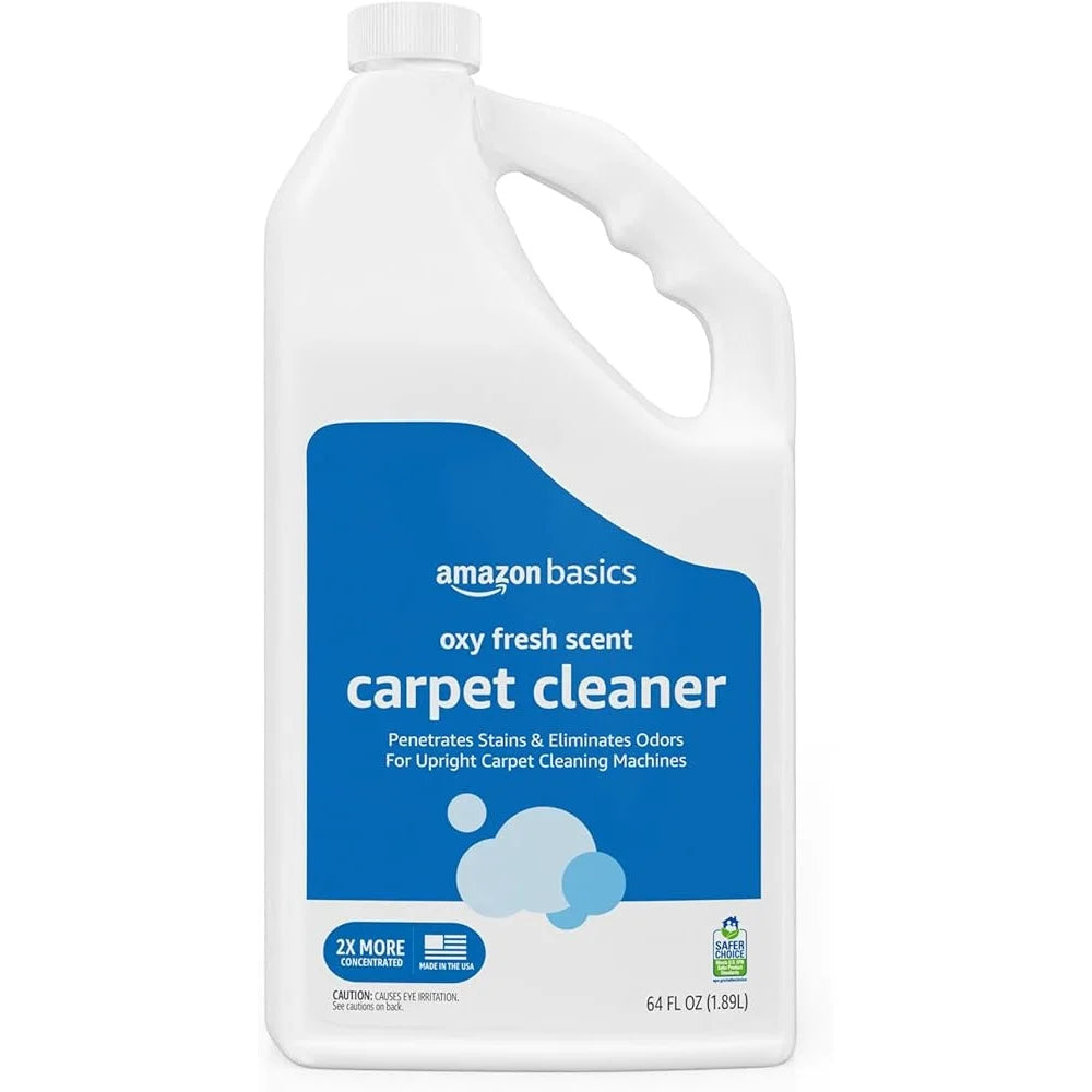 Carpet Cleaner Liquid Stain Remover Fresh Scent Deep Clean Solution Odor Eliminator Safe for Pets and Families 500ml