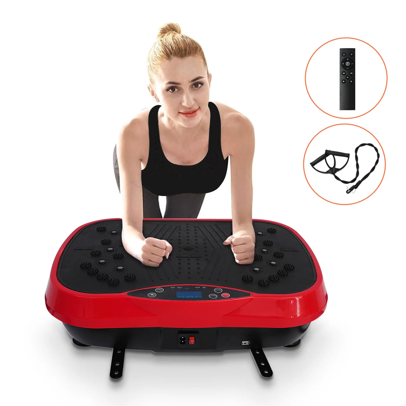 H Vibration Plate Exercise Machine for Whole Body Fat Burn