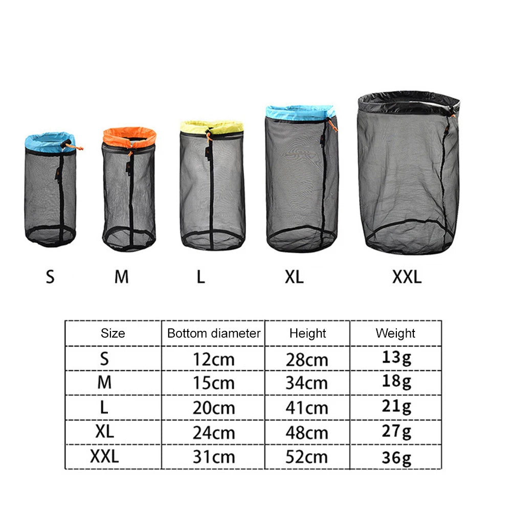 Waterproof Compression Bag Drawstring Storage Pouch Travel