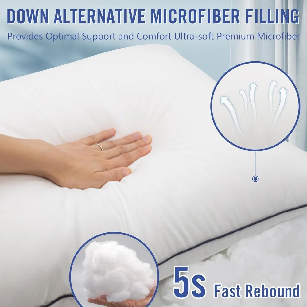 Hotel Collection King Size Cooling Pillows Set of 4