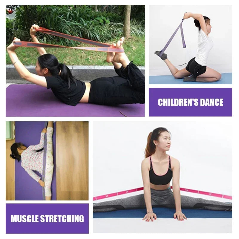 Guangdong Elastic Yoga Resistance Bands Multi Section Set