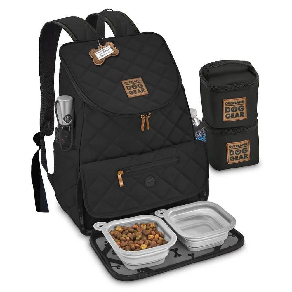 Pet Travel Backpack for Small Dogs with Spacious Design and Comfortable Straps for Easy Access to Toys Food Water and Waste Bags