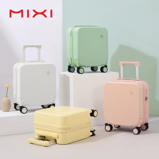 MIXI 14 Inch Underseat Luggage Carry On Spinner Wheels