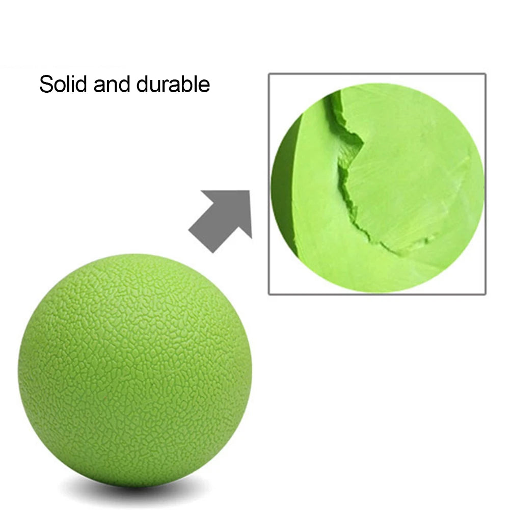 Massage Ball Muscle Relaxation TPE Lacrosse Ball for Sports Yoga Fitness and Therapy