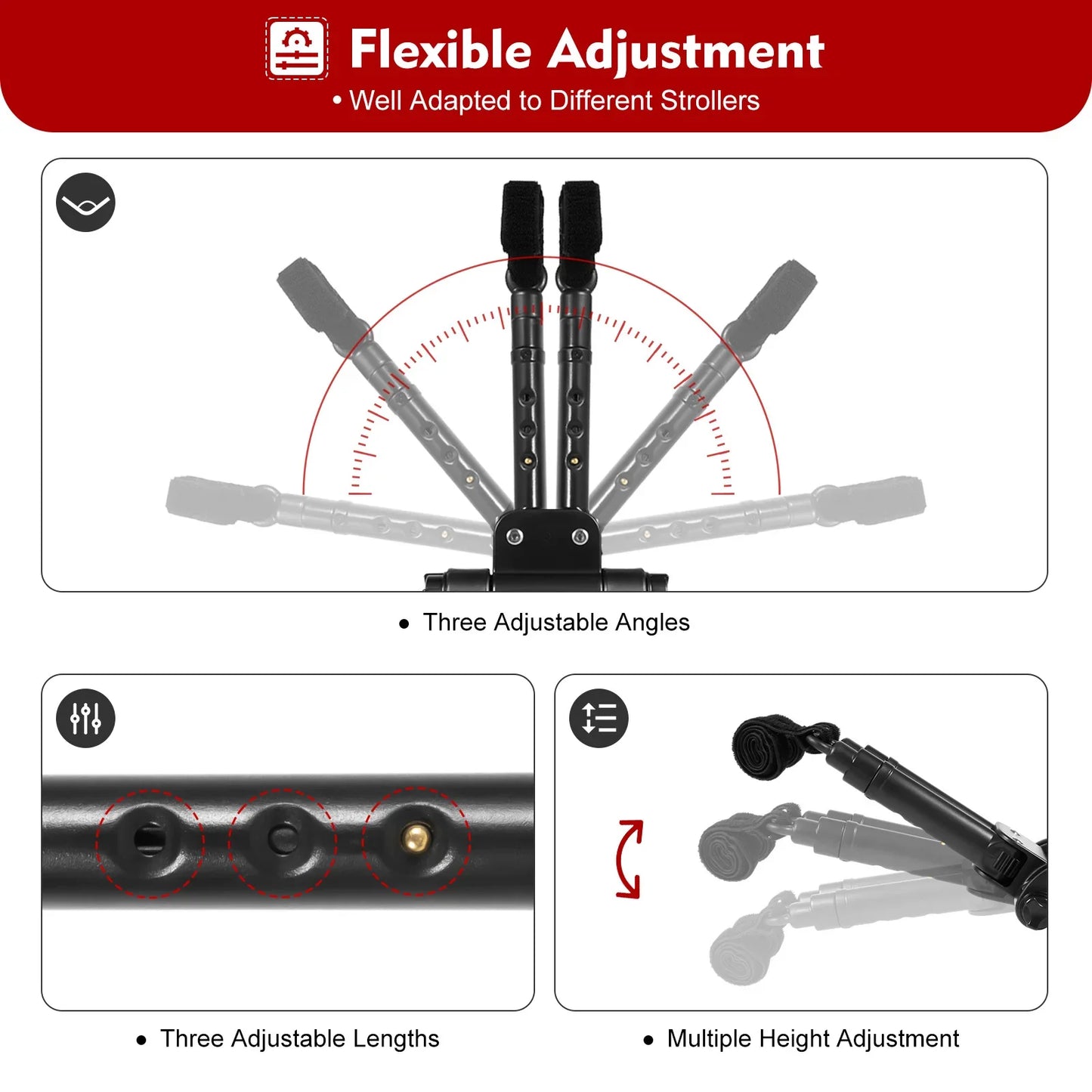 Universal Trolley Pedal Board 2 In 1 Stroller Ride Seat