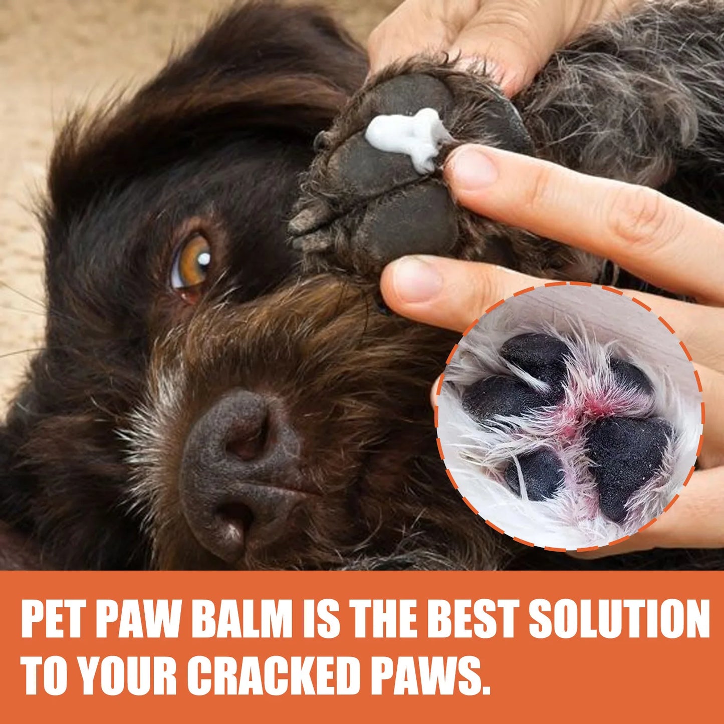 Yegbong 30ml Pet Foot Cream Cat and Dog Foot Moisturizer Repair Scratches Prevent Dryness and Cracks Care Products