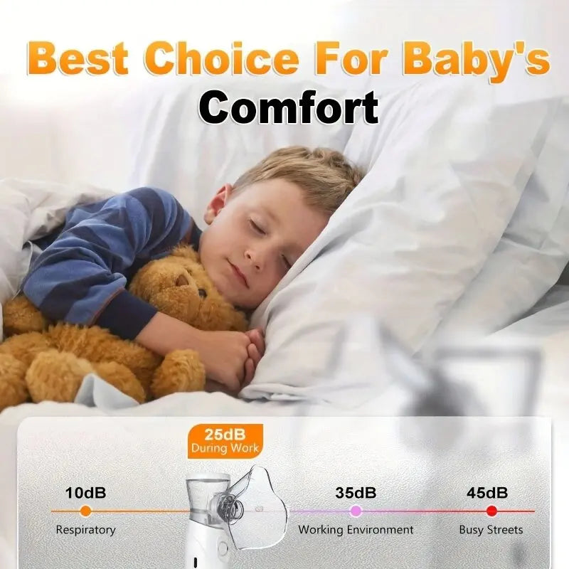 New USB Charging Portable Handheld Humidifier Ultra Silent Air Moisturizer With Fog Output For Home Office And Travel