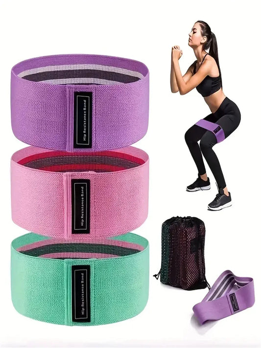 Pilates Elastic Resistance Bands For Booty Legs Workout