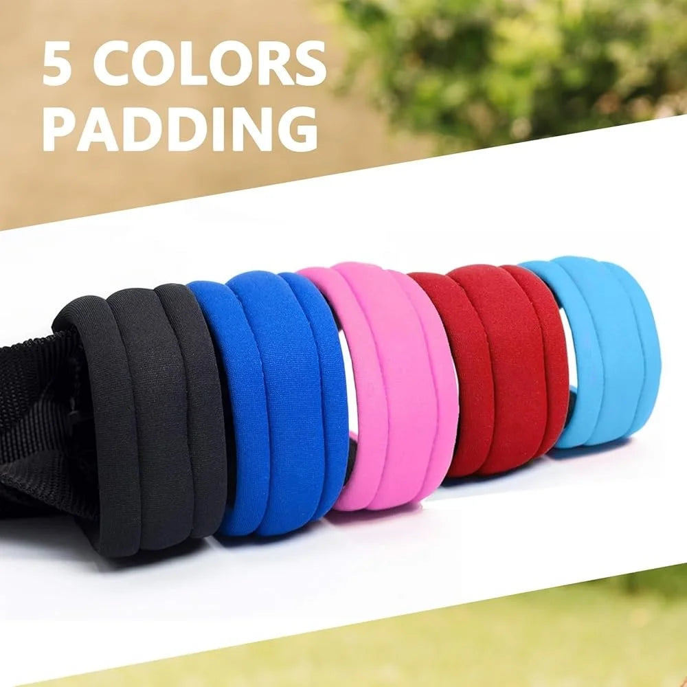 Padded Dog Head Collar Adjustable No Pull Harness Durable Nylon Strap for Better Control All Dog Sizes