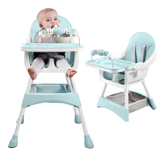 Ubravoo Baby High Chair Eat And Play Convertible Tray Chair