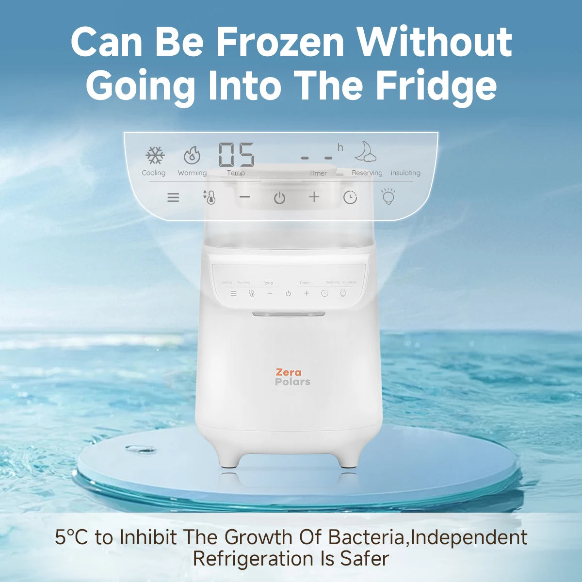 Hign-concerned Baby Bottle Warmer With Timer Freezing Function