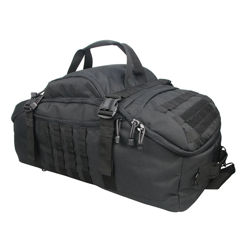 QCN Molle Tactical Travel Bag Gym Fitness Duffle Backpack