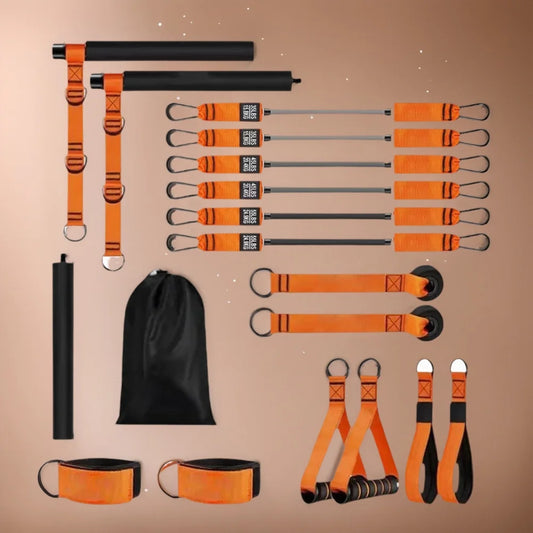 Department Name Pilates Bar Kit With Resistance Bands