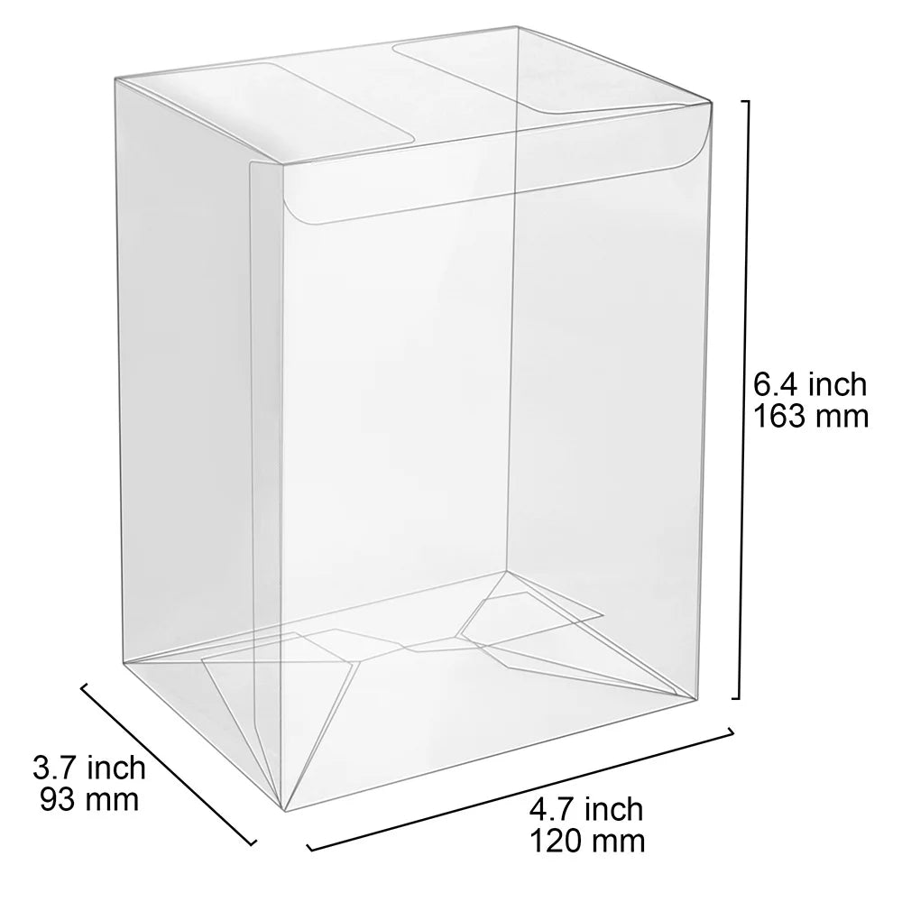 50 Pack Clear Protective Boxes For 4 Inch Funko Pop Figures