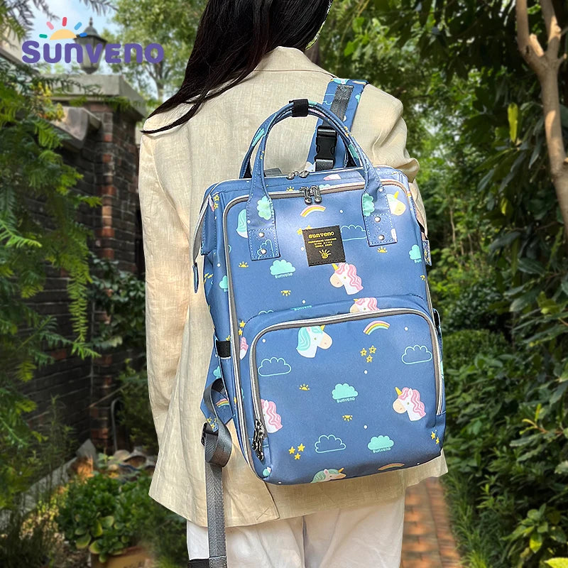 Sunveno Diaper Bag Backpack Multifunction Travel Maternity