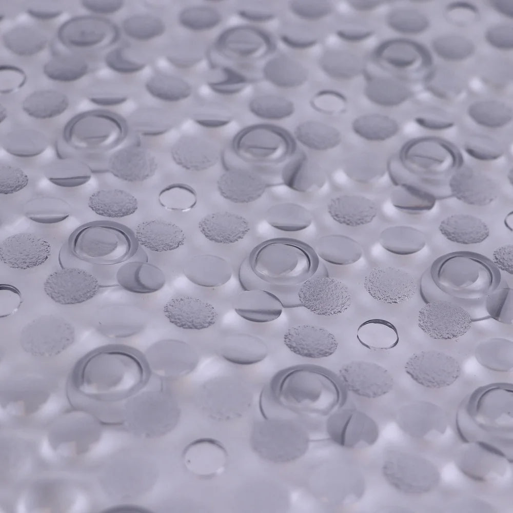 Durable Oval Bubble Bath Mat with Suction Cups Non Slip Design Easy Clean Machine Washable Bath Tub Mat